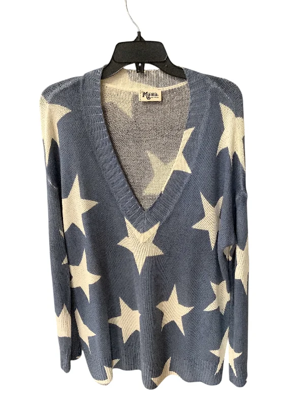 Major Savings Sweater By Mumu In Blue, Size: Xs
