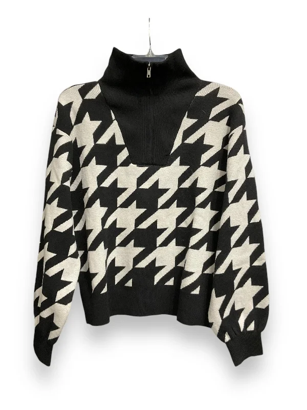 New Markdowns Sweater By Nine West In Black & White, Size: S