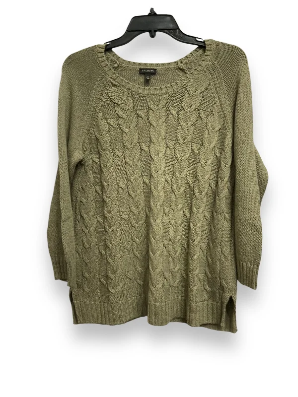 Hurry In Sweater By Talbots In Green, Size: M