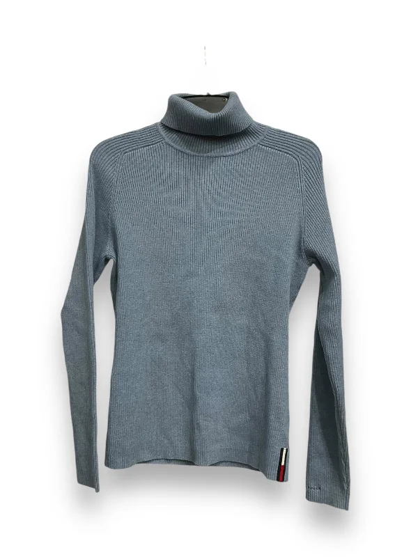 Limited Availability Sweater By Tommy Hilfiger In Blue & Brown, Size: L