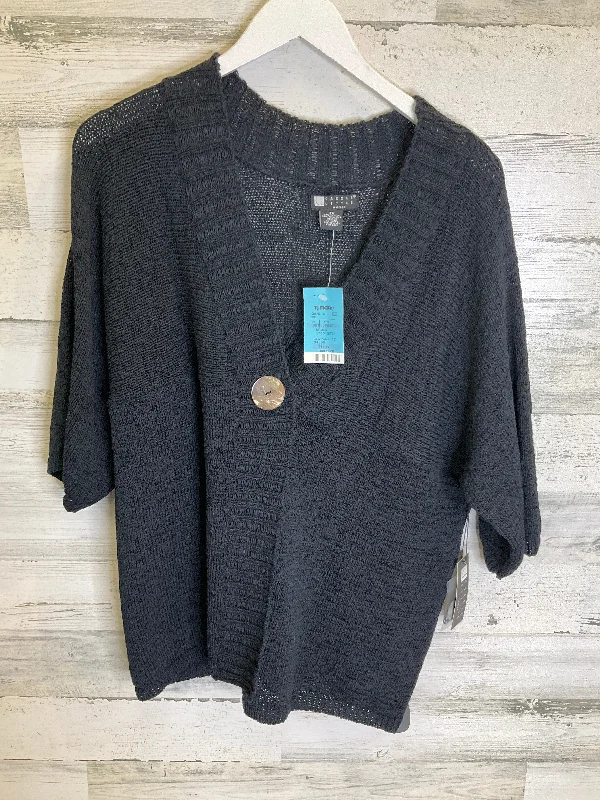 Price Rollback Sweater Cardigan By Carole Little In Black, Size: 2x