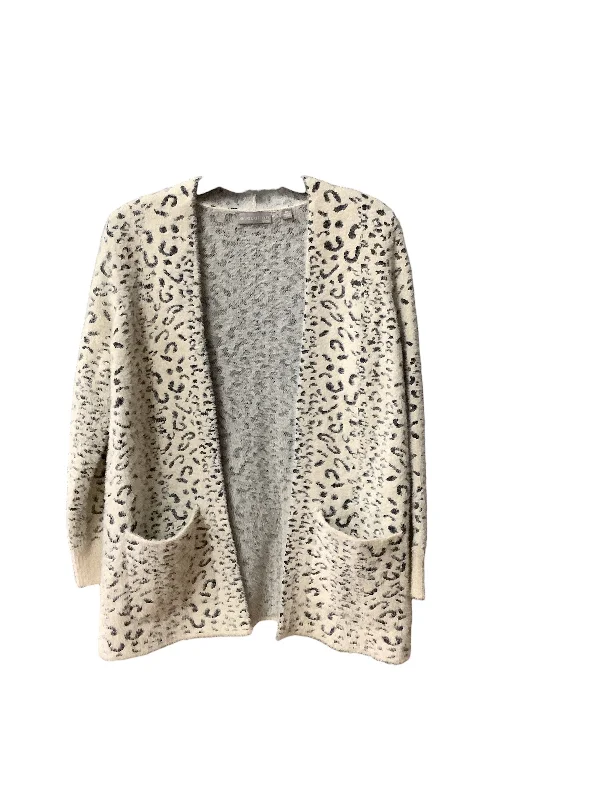 Low Prices Sweater Cardigan By Cyrus Knits In Leopard Print, Size: S