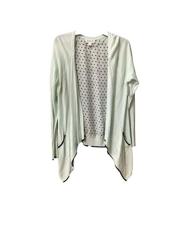 Epic Deals Sweater Cardigan By Elle In Green, Size: Xl