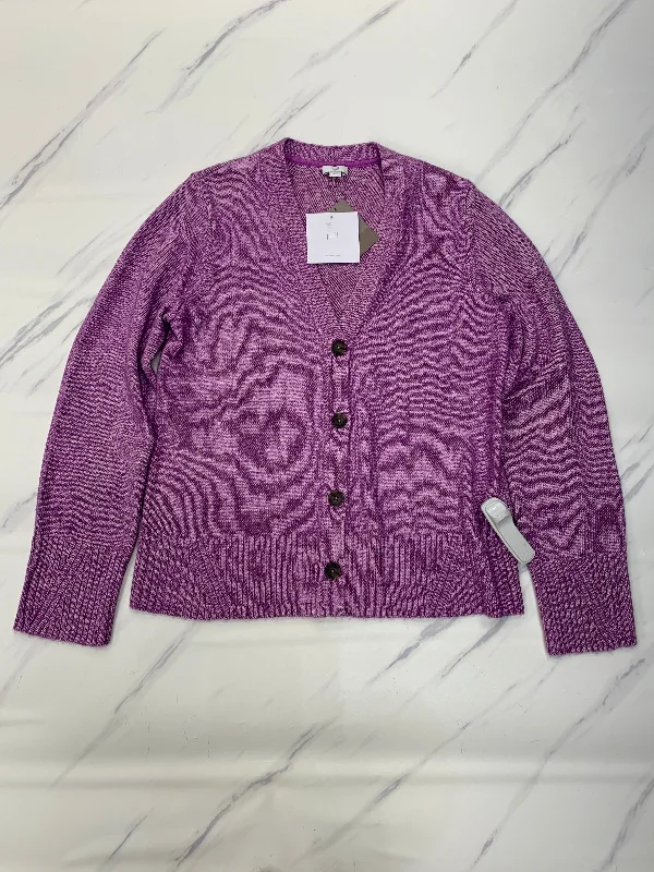 Super Bargain Sweater Cardigan By J. Jill In Pink, Size: S