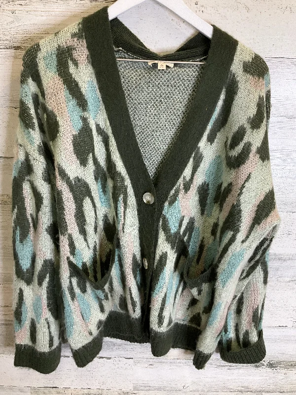 Massive Deals Sweater Cardigan By Mystree In Green, Size: L