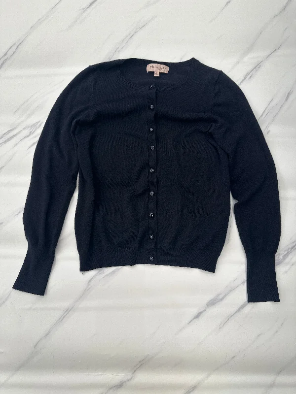 Seasonal Clearance Sweater Cardigan By Philosophy In Black, Size: S