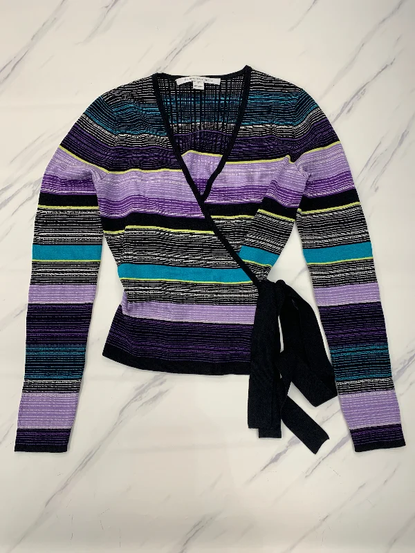 Must-Have Deals Sweater Cardigan Designer By Diane Von Furstenberg In Purple, Size: S