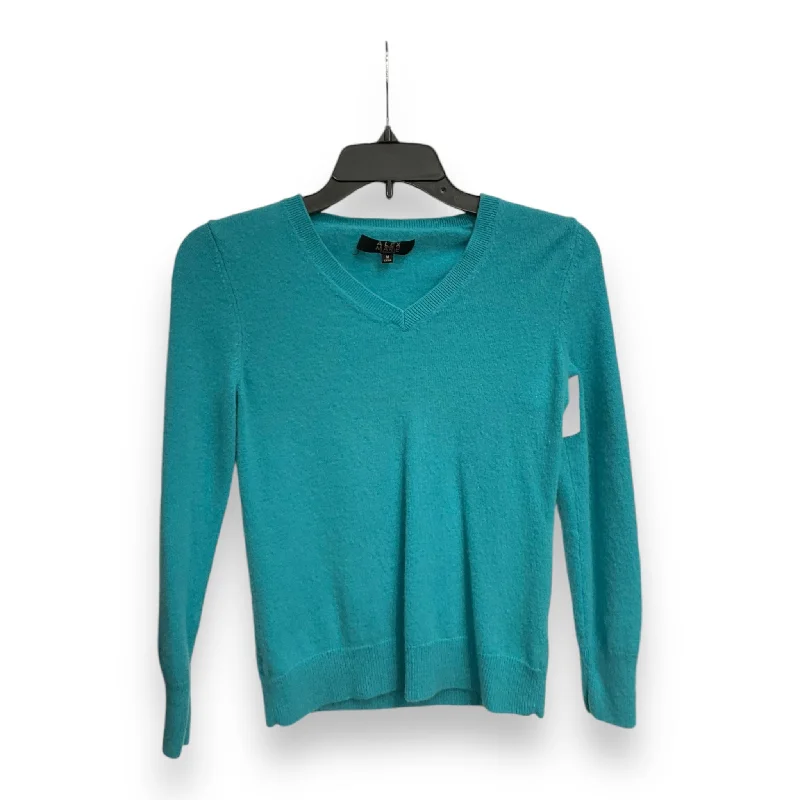 Last Chance Sweater Cashmere By Alex Marie In Teal, Size: M