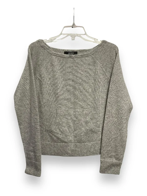 Final Sale Sweater Cashmere By Express In Grey, Size: L