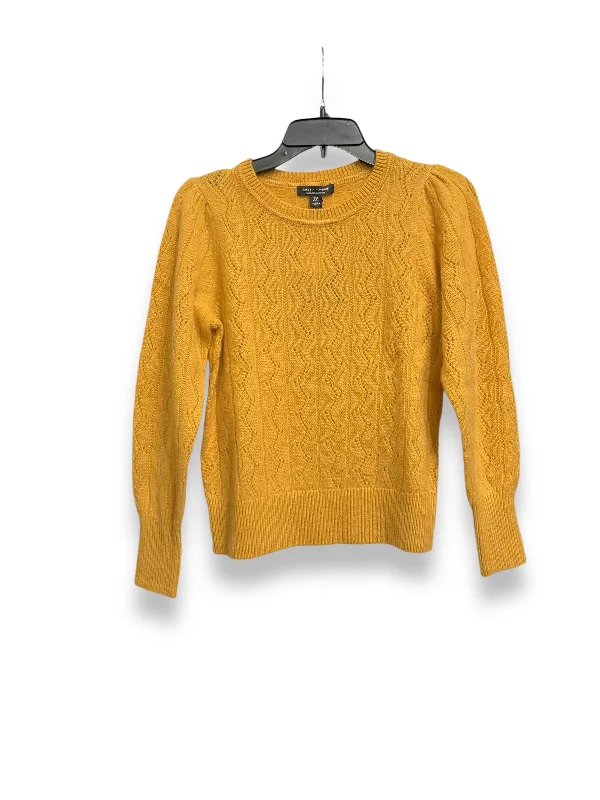 Sweater Cashmere By Saks Fifth Avenue In Yellow, Size: S