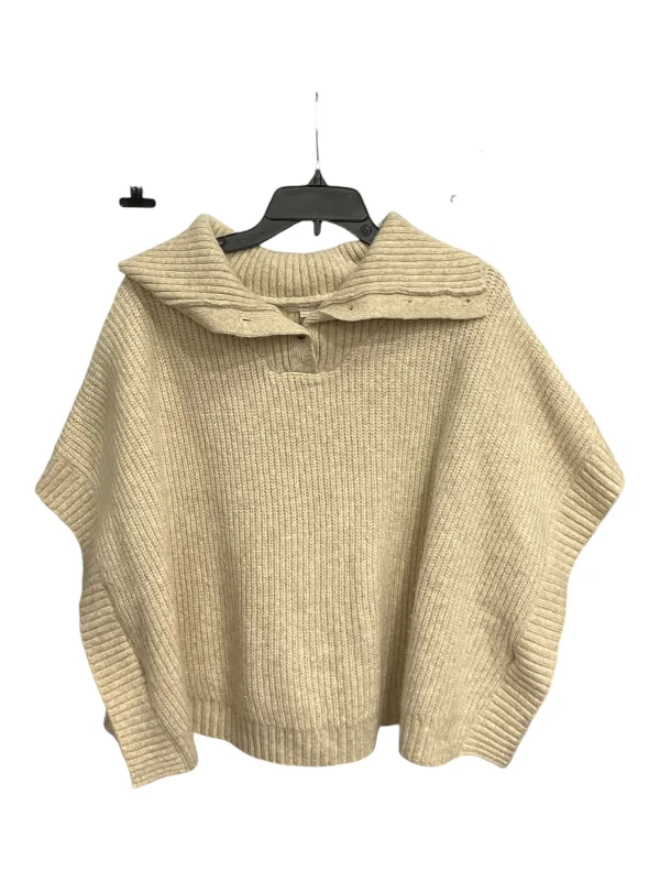 Act Fast Sweater Short Sleeve By Loft In Cream, Size: Xs