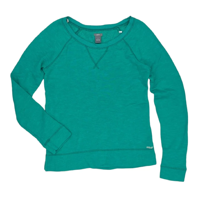 Stock Clearance Sweatshirt Collar By Aerie In Aqua, Size:S