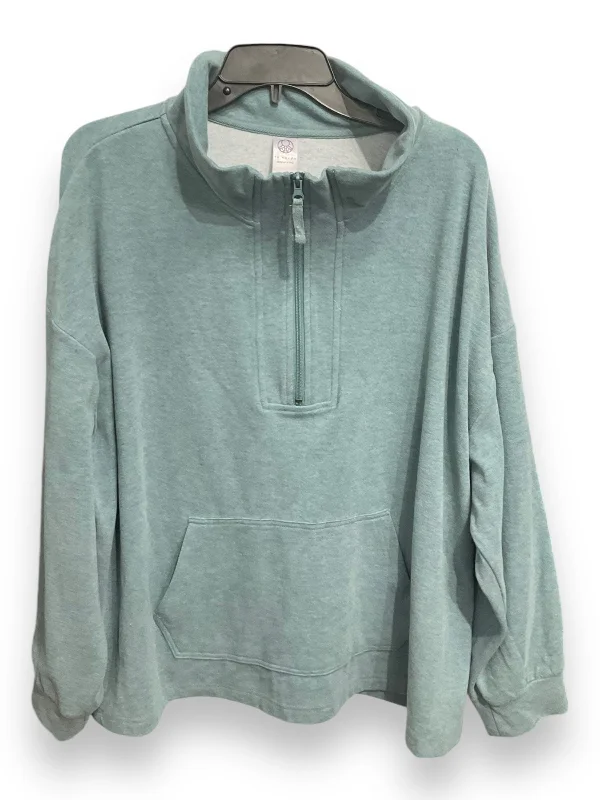 Deal Mania Sweatshirt Collar By Te Verde In Blue, Size: 2x