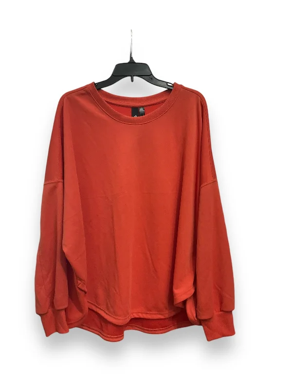 Super Sale Sweatshirt Crewneck By Adidas In Orange, Size: 3x