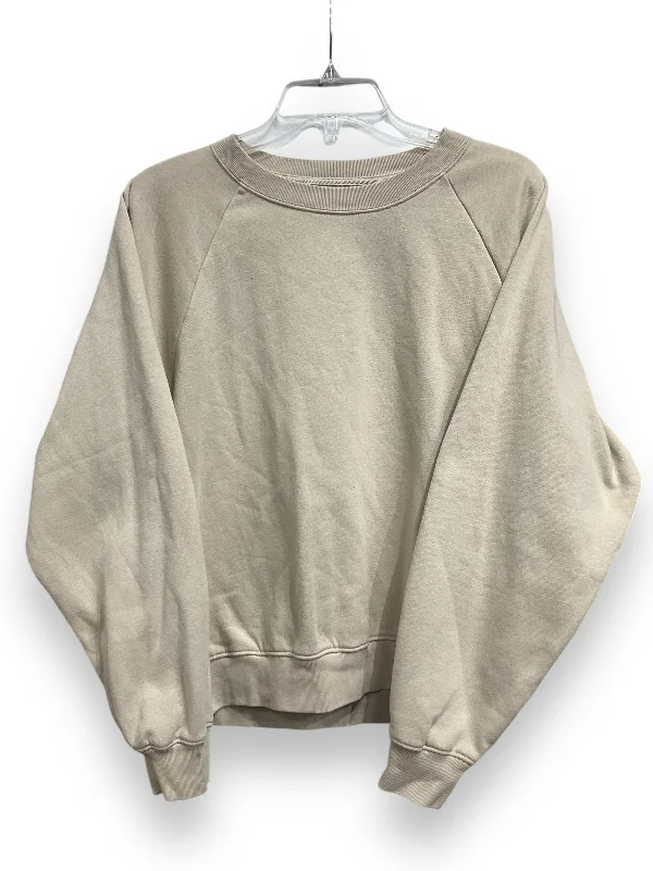 Factory Direct Sale Sweatshirt Crewneck By Gap In Cream, Size: M
