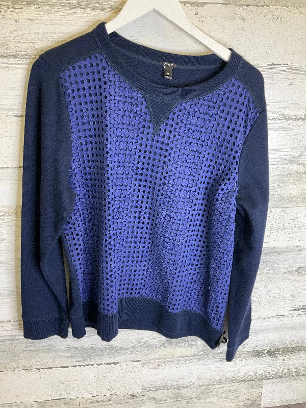 Members Only Sweatshirt Crewneck By J. Crew In Navy, Size: Xl