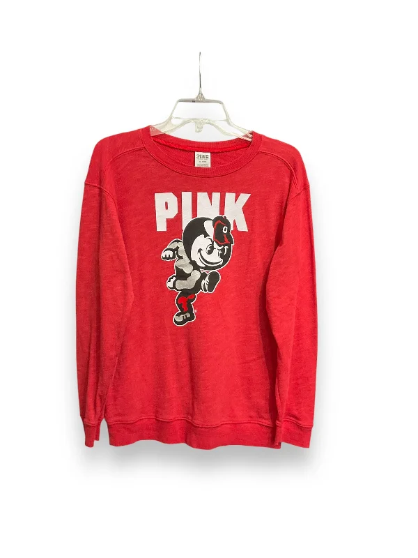 Stock Clearance Sweatshirt Crewneck By Pink In Red, Size: Xs