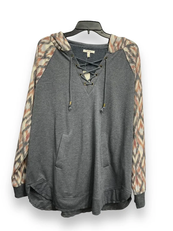 Flash Deals Sweatshirt Hoodie By Maurices In Blue, Size: Xxl