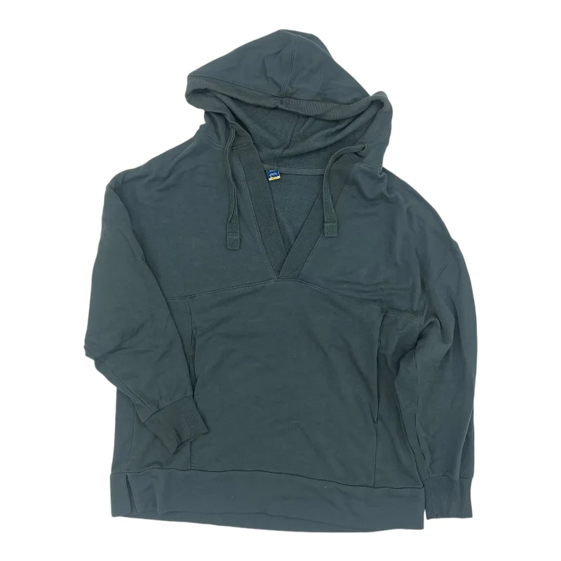 Online Exclusive Sweatshirt Hoodie By Old Navy In Teal, Size:M