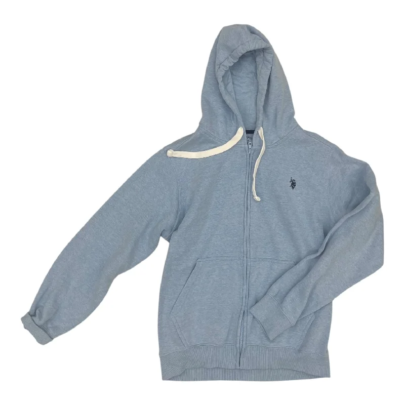 Final Clearance Sweatshirt Hoodie By Us Polo Assoc In Blue, Size:M