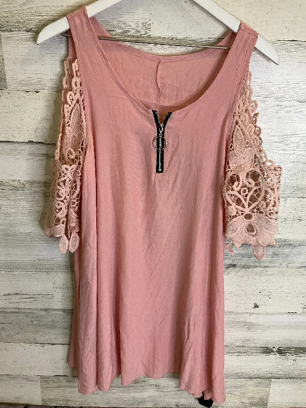 Markdown Madness Swimwear Cover-up By Cme In Pink, Size: Xl