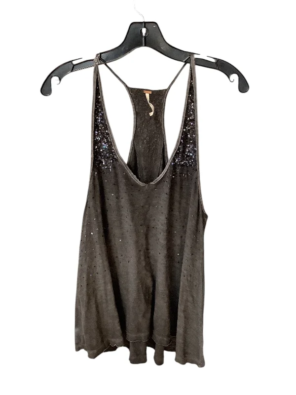 Fantastic Deals Tank Top By Free People In Grey, Size: M