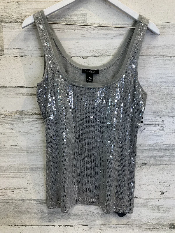 Weekend Deal Tank Top By White House Black Market In Grey, Size: M