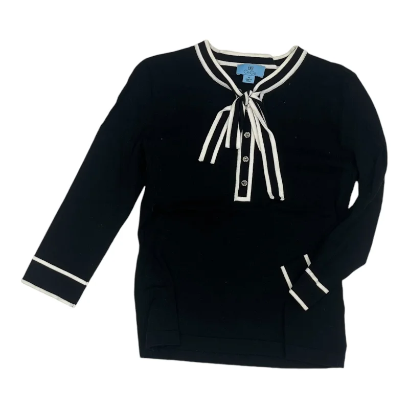 Special Savings Top 3/4 Sleeve By Cece In Black, Size:Xs
