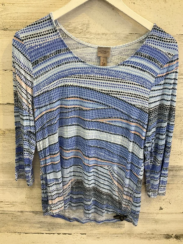 Price Break Top 3/4 Sleeve By Chicos In Blue, Size: M