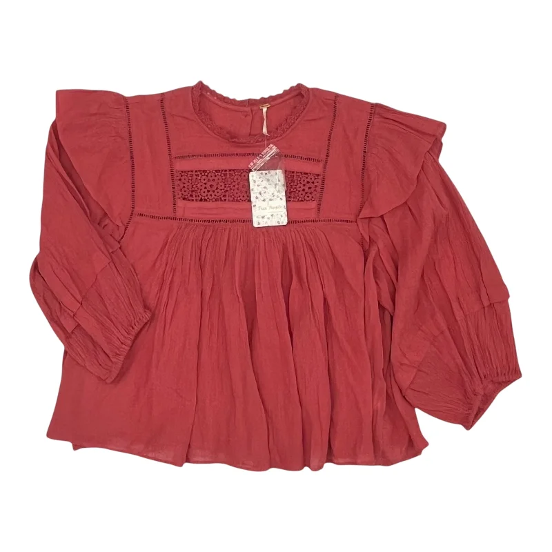 Instant Savings Top 3/4 Sleeve By Free People In Pink, Size:M
