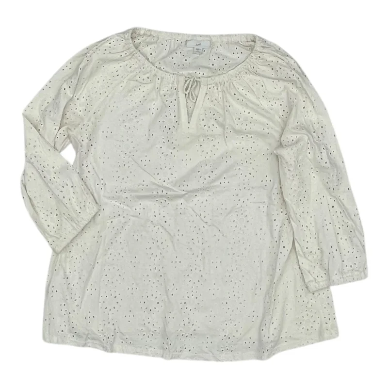 Special Price Top 3/4 Sleeve By J. Jill In Cream, Size:Sp