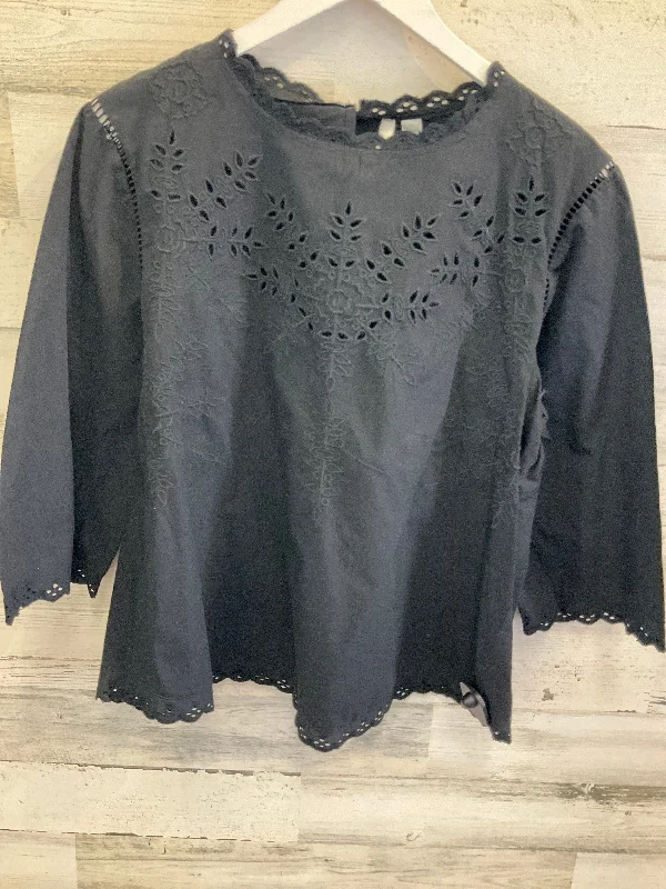 Year-End Sale Top 3/4 Sleeve By Lc Lauren Conrad In Black, Size: Xl