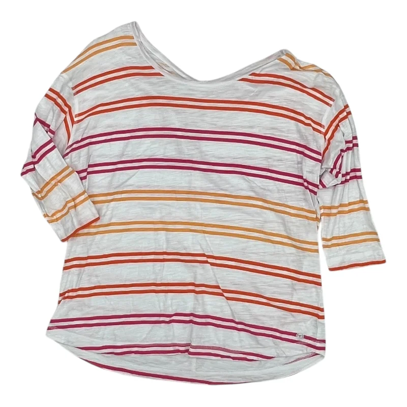 Savings Alert Top 3/4 Sleeve By Talbots In Multi, Size:1X