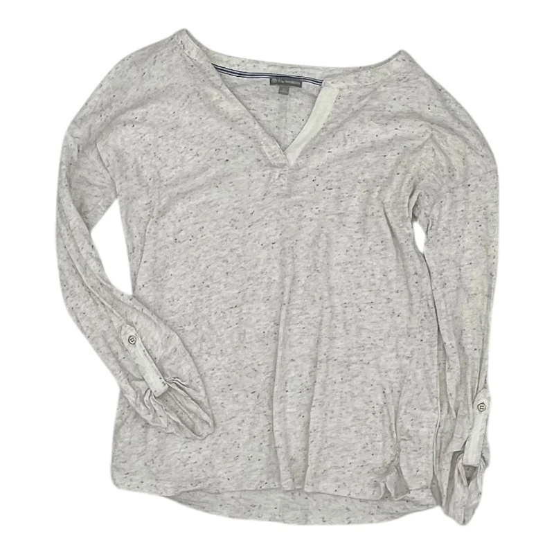 Discount Extravaganza Top 3/4 Sleeve By Talbots In White, Size:Sp