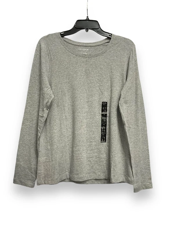 Special Discount Top Long Sleeve Basic By Banana Republic In Grey, Size: L