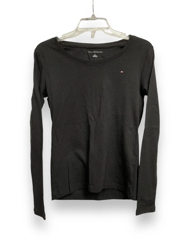 Buy More, Save More Top Long Sleeve Basic By Tommy Hilfiger In Black, Size: Sp