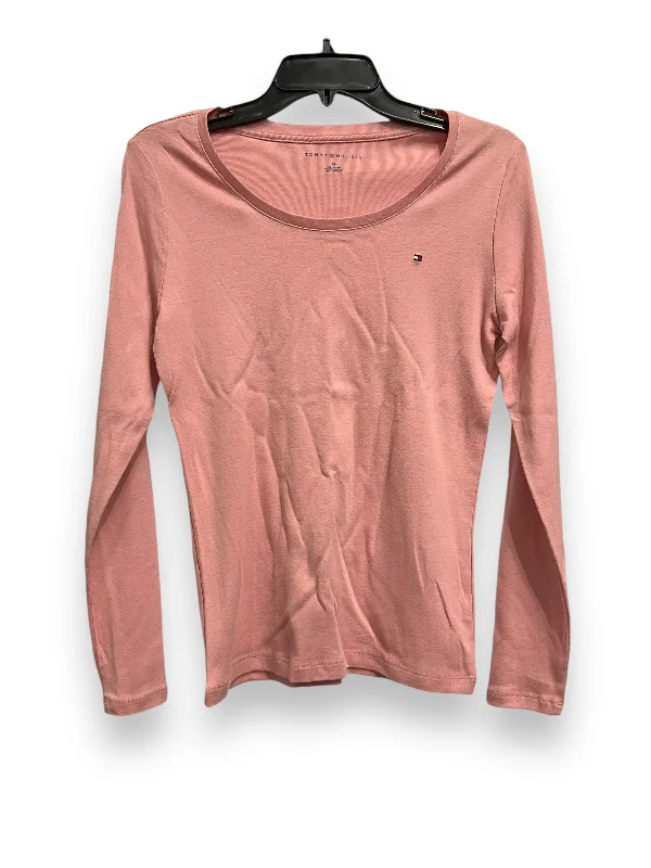 Special Offer Top Long Sleeve Basic By Tommy Hilfiger In Pink, Size: Sp