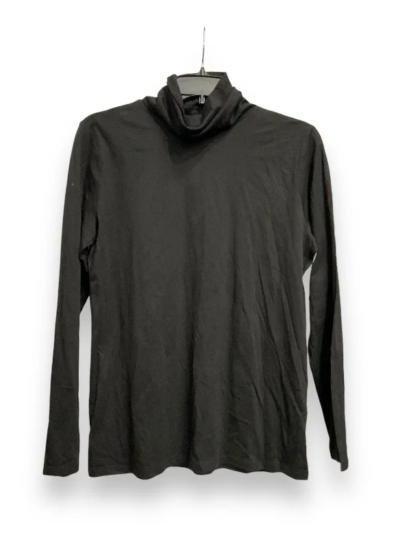 Deal Zone Top Long Sleeve By Ann Taylor In Black, Size: M