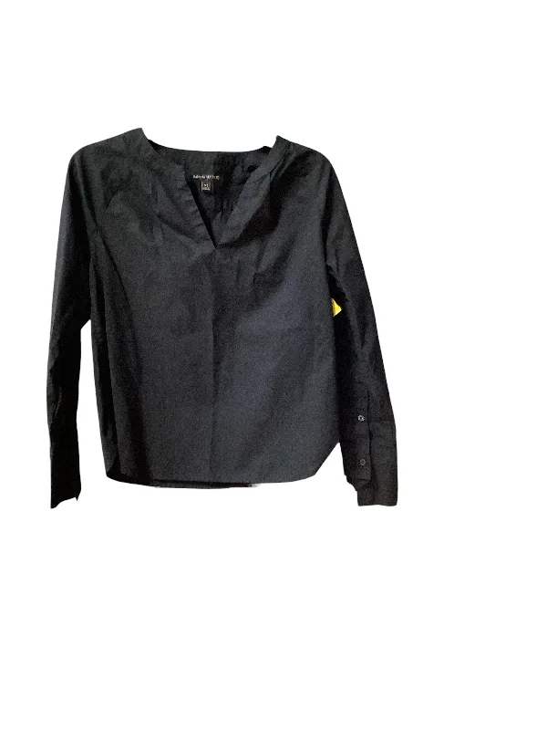 Special Price Top Long Sleeve By Banana Republic In Black, Size: Xs