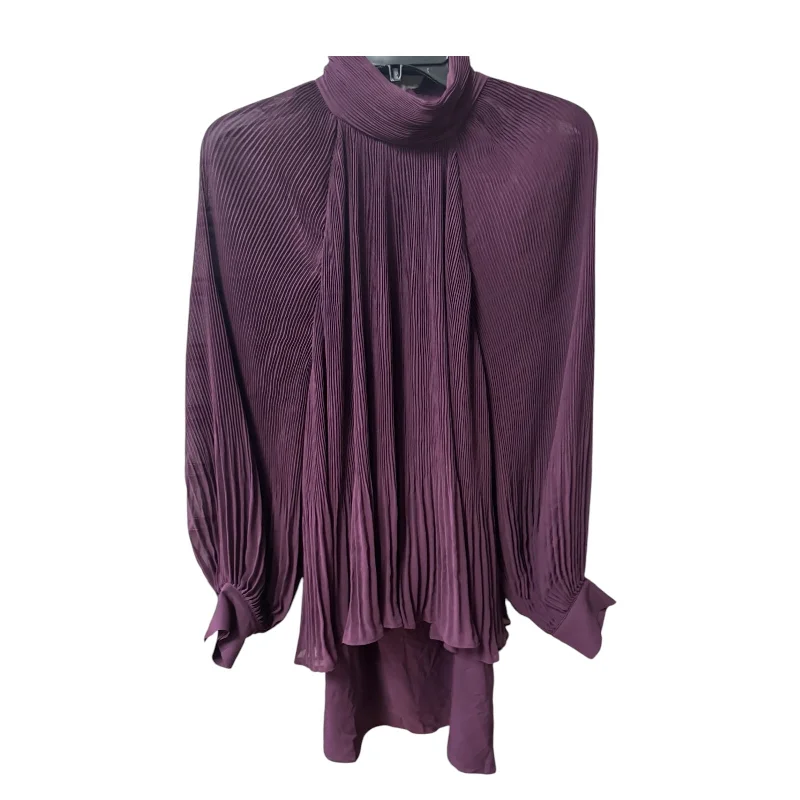 Weekend Flash Sale Top Long Sleeve By Banana Republic In Purple, Size: L