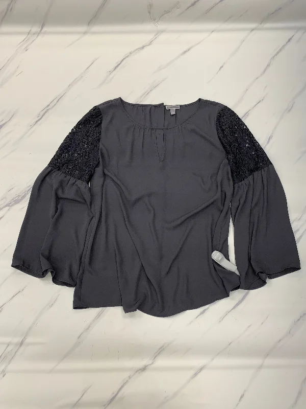 Final Markdown Top Long Sleeve By Chelsea 28 In Grey, Size: L