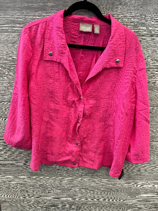 Hot Deal Top Long Sleeve By Chicos  Size: L