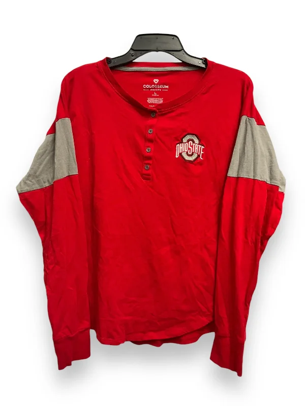 Today's Special Top Long Sleeve By Colosseum In Red, Size: L
