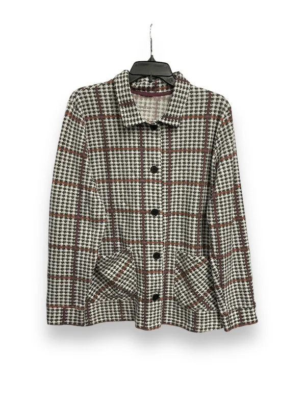 Extra Discounts Top Long Sleeve By Cuddl Duds In Plaid Pattern, Size: L