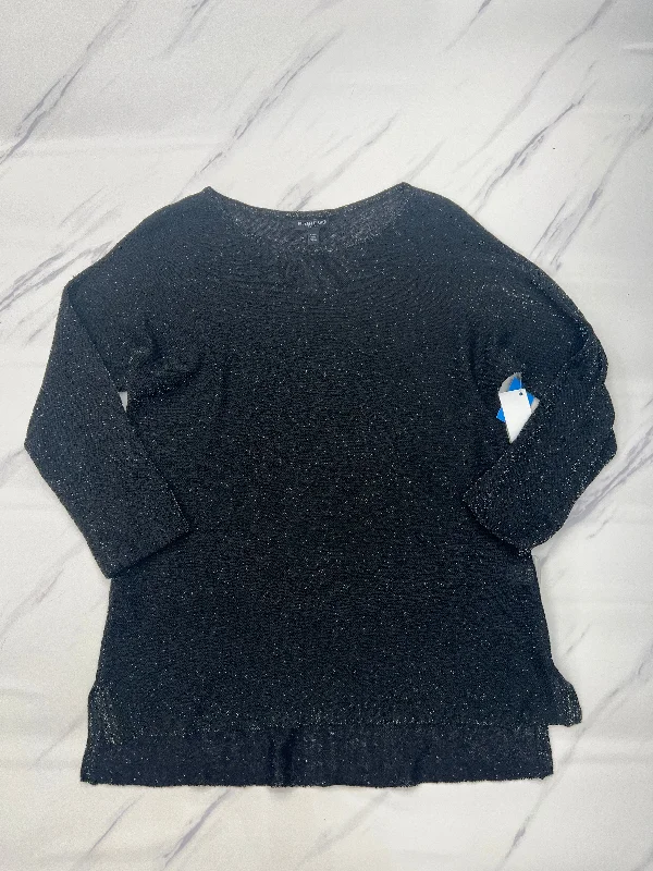 Weekend Special Top Long Sleeve By Eileen Fisher In Black, Size: Mp