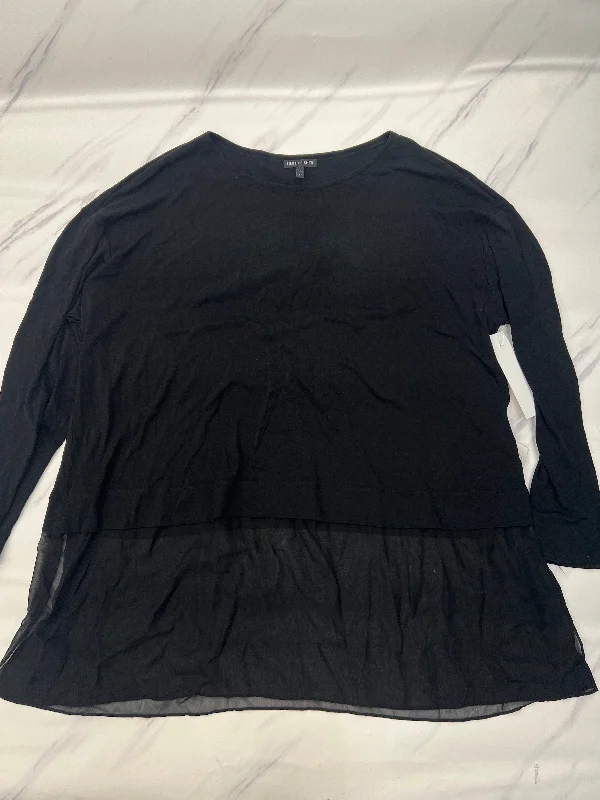 Mega Sale Top Long Sleeve By Eileen Fisher In Black, Size: Xl