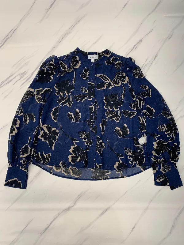Steals and Deals Top Long Sleeve By Evereve In Blue, Size: S
