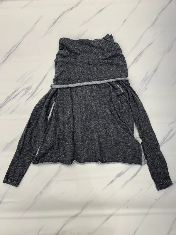 Price Break Top Long Sleeve By Free People In Grey, Size: S