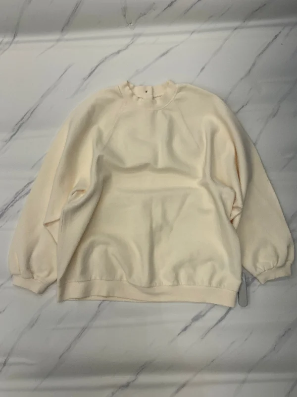 Daily Deals Top Long Sleeve By Madewell In Cream, Size: L