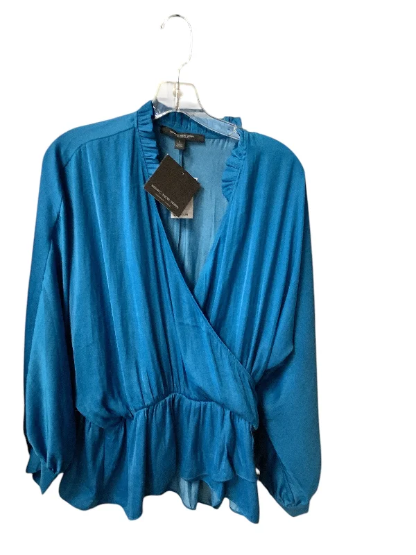 New Markdowns Top Long Sleeve By Marc New York In Blue, Size: L